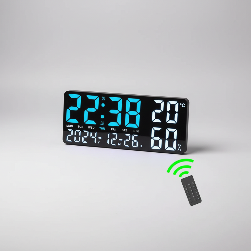 Digital LED Wall Clock
