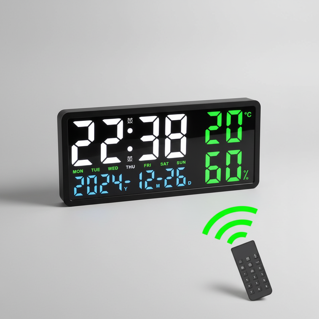 Digital LED Wall Clock