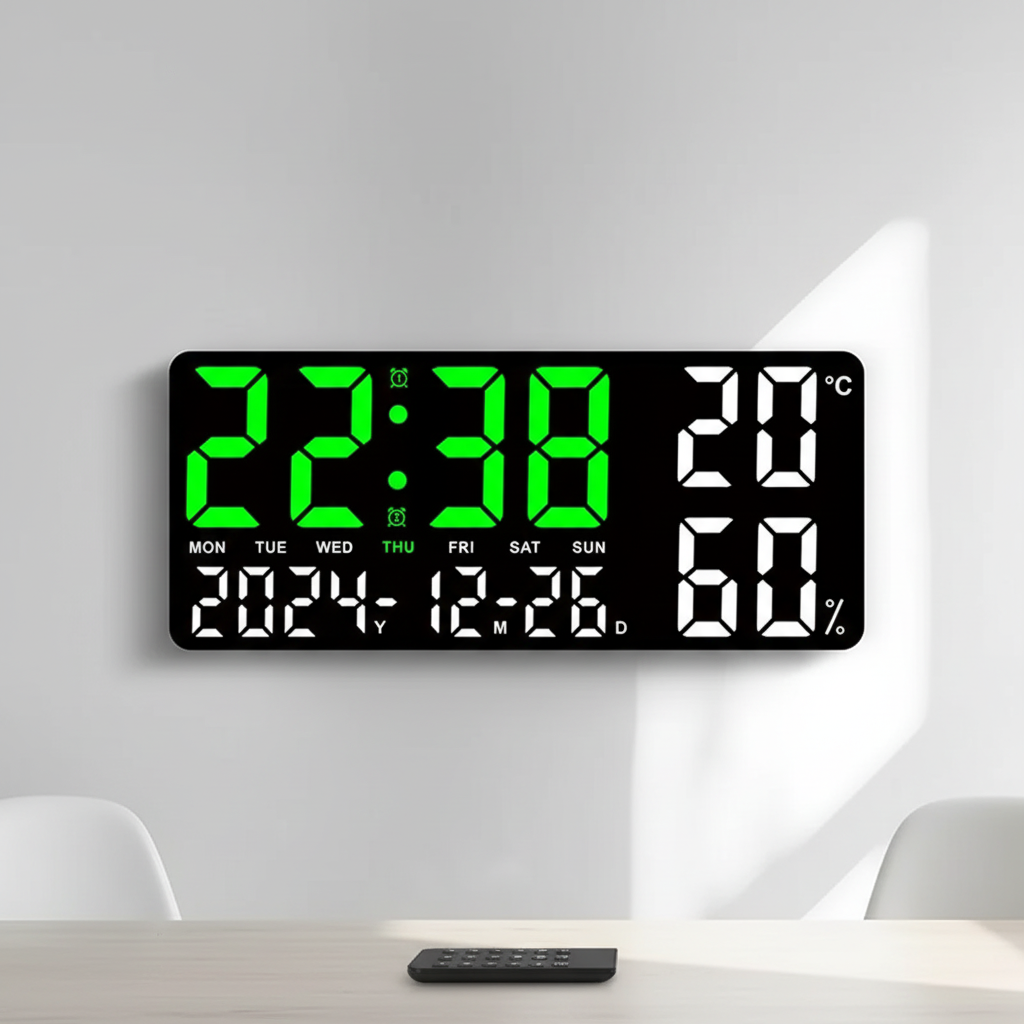 Digital LED Wall Clock
