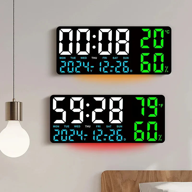 Digital LED Wall Clock
