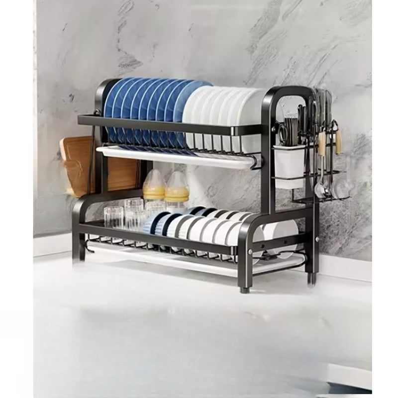Dish Rack Set with Matching Kitchen Drainer
