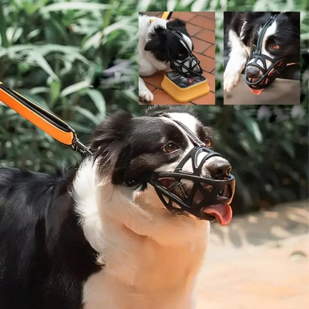 Dog Muzzle – Effective Anti-Bite and Anti-Bark Solution, Breathable and Comfortable