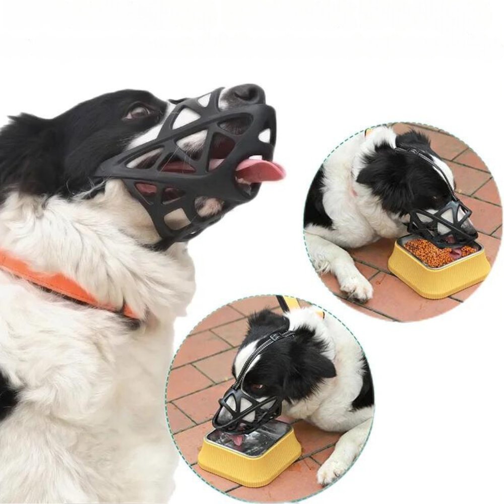 Dog Muzzle – Effective Anti-Bite and Anti-Bark Solution, Breathable and Comfortable