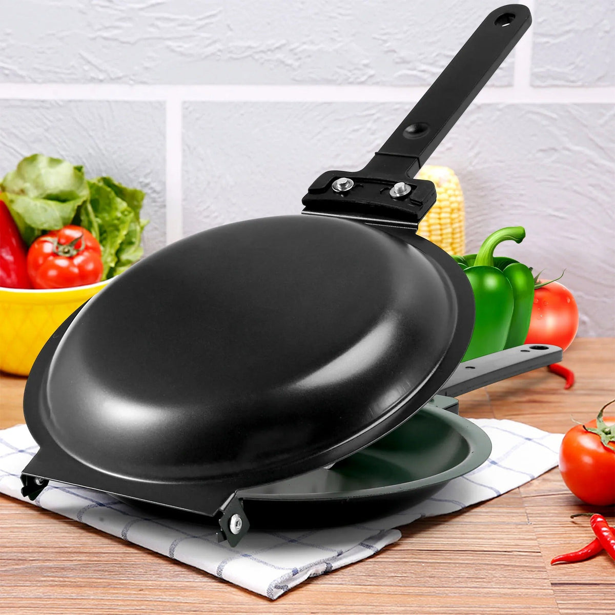 Double-Sided Non-Stick Frying Pan