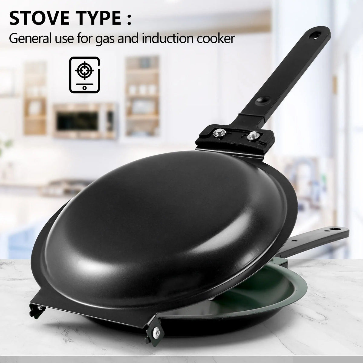 Double-Sided Non-Stick Frying Pan