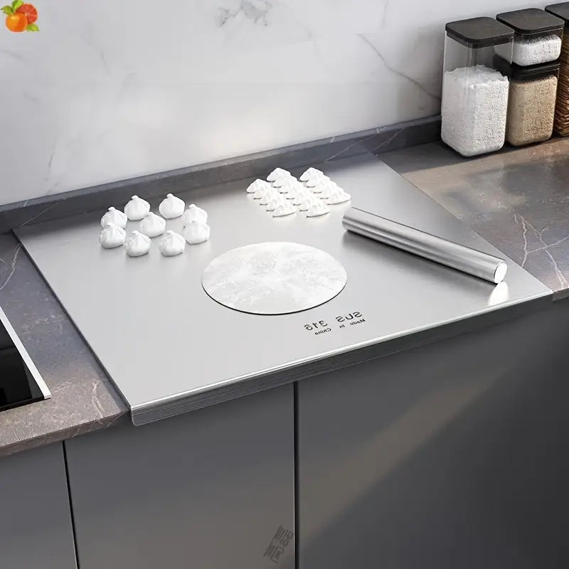 Double-Sided Stainless Steel Cutting Board – Hygienic and Non-Slip