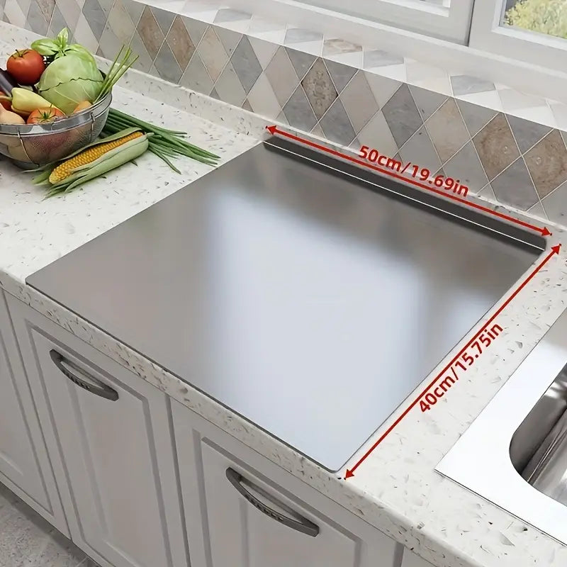 Double-Sided Stainless Steel Cutting Board – Hygienic and Non-Slip