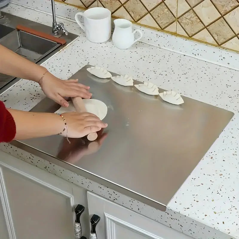 Double-Sided Stainless Steel Cutting Board – Hygienic and Non-Slip