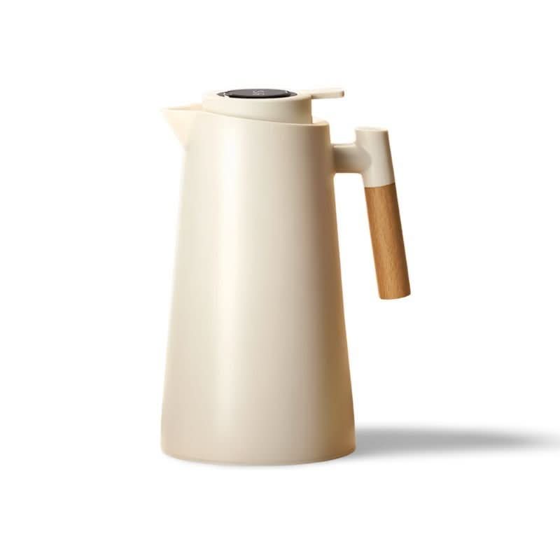 Double-Wall Stainless Steel Thermal Carafe with Digital Display - 1L