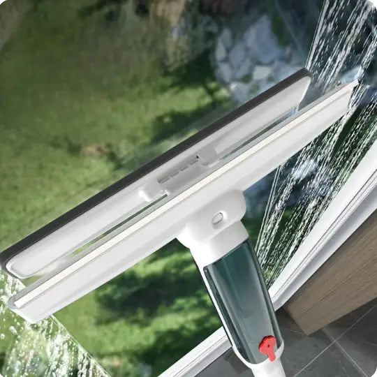 Dual-Action Telescopic Window Cleaner
