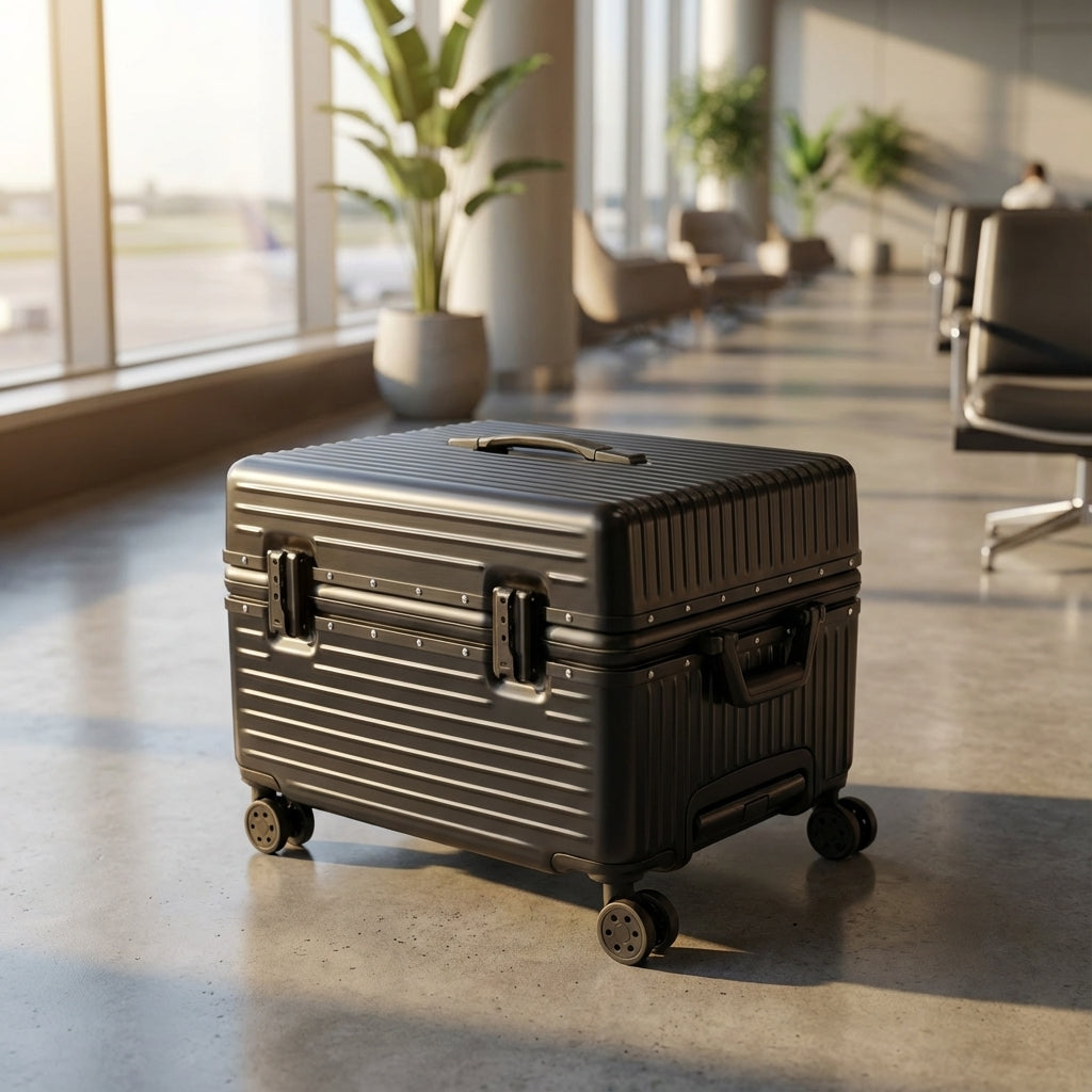 Durable Travel Suitcase with Aluminum Frame - Carry-On Options