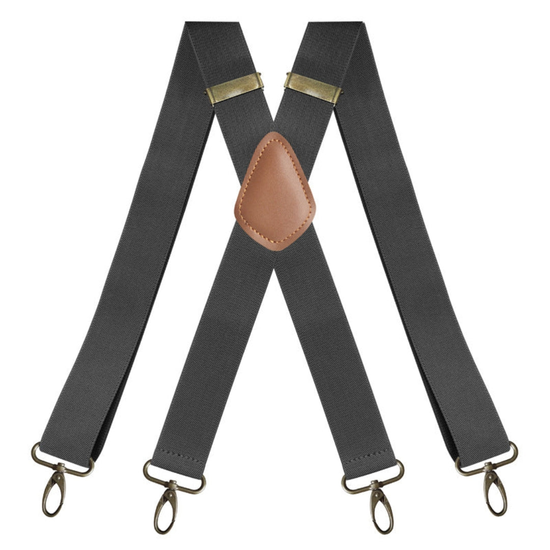 Elastic X-Back Suspenders for a Perfect Fit