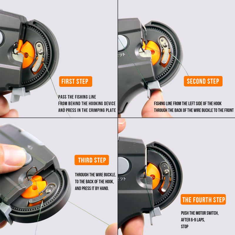 Electric Fishing Hook Tying Tool