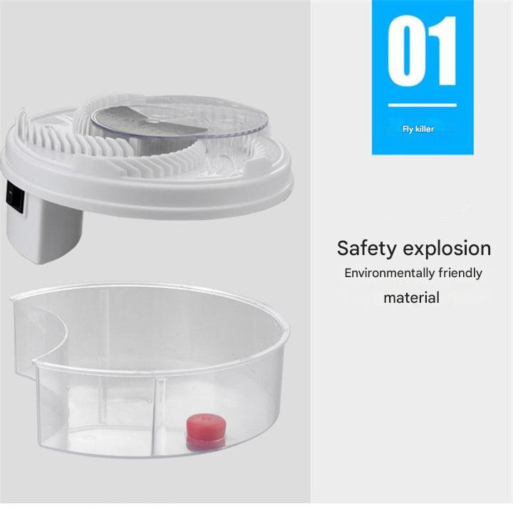 Electric Fly Trap with Rotating System