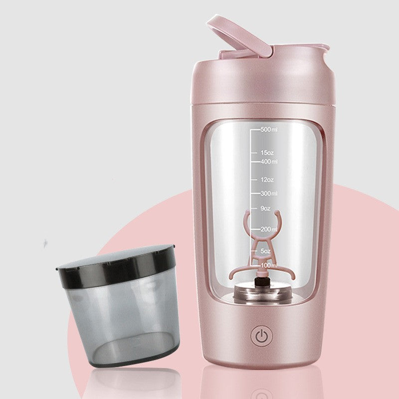 Electric Protein Shaker Bottle - Automatic Mixing, USB Rechargeable