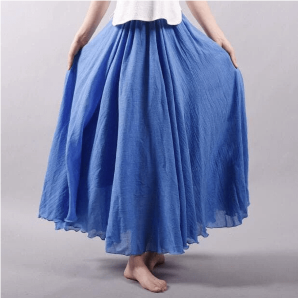 Elegant Bohemian Maxi Skirt