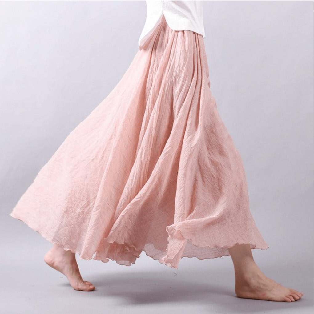 Elegant Bohemian Maxi Skirt