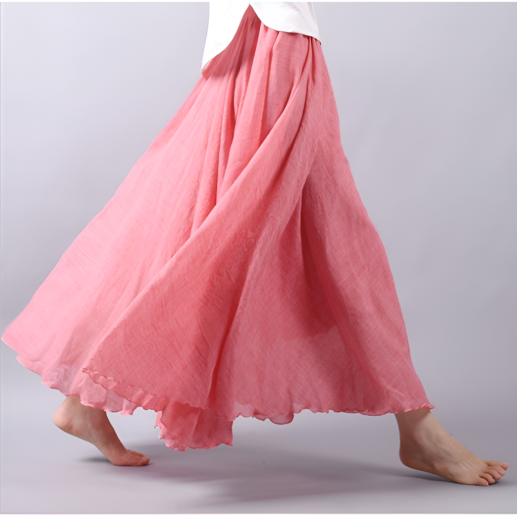 Elegant Bohemian Maxi Skirt