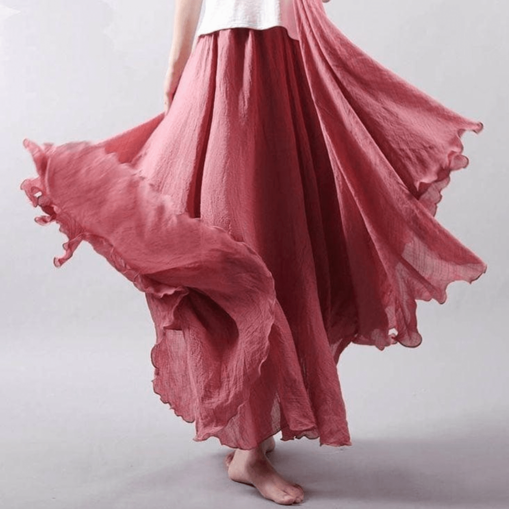 Elegant Bohemian Maxi Skirt