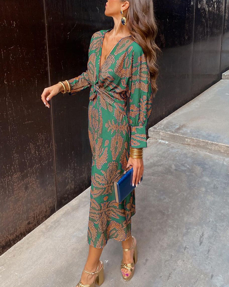 Elegant Boho Midi Skirt