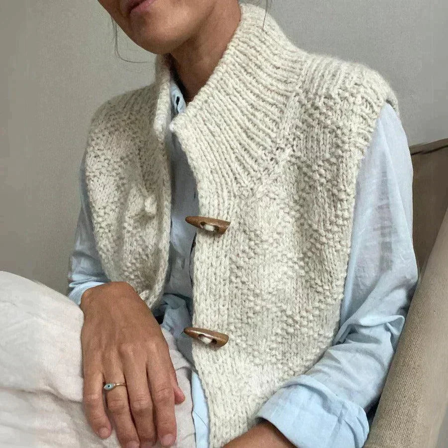 Elegant Buttoned Cardigan for Autumn