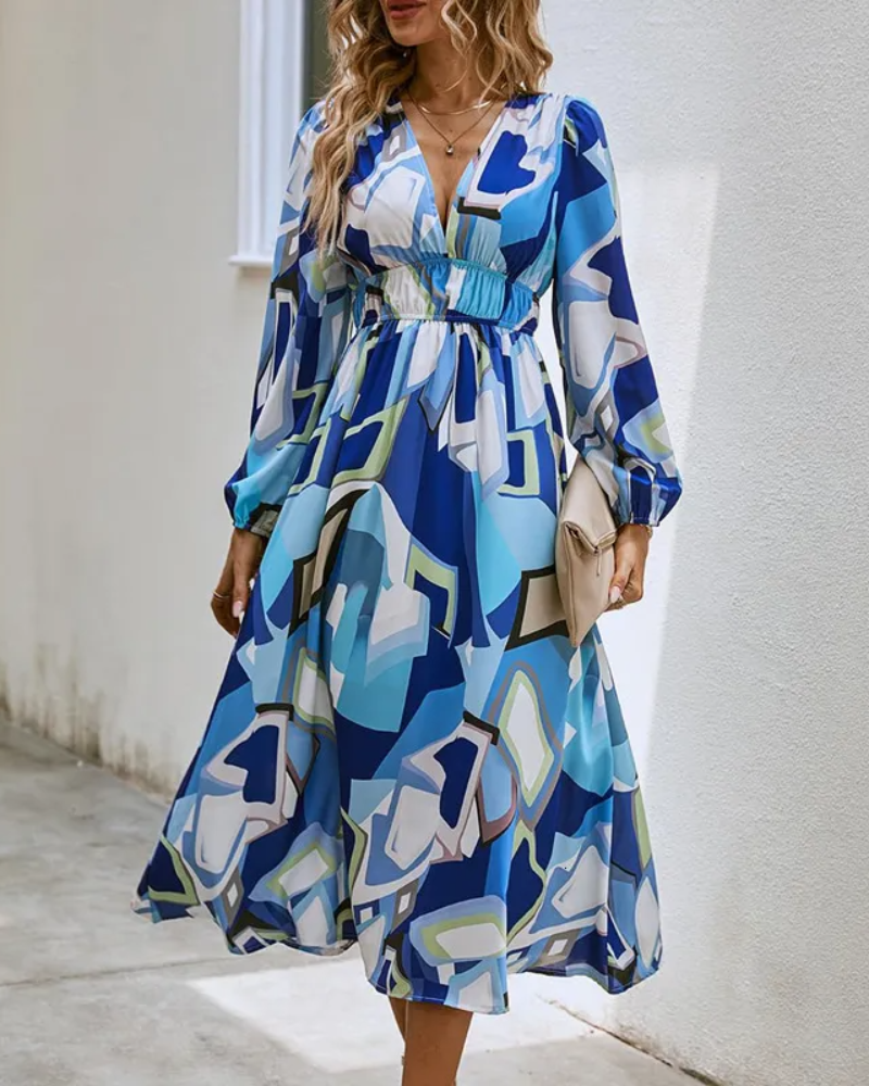 Elegant Floral Maxi Dress