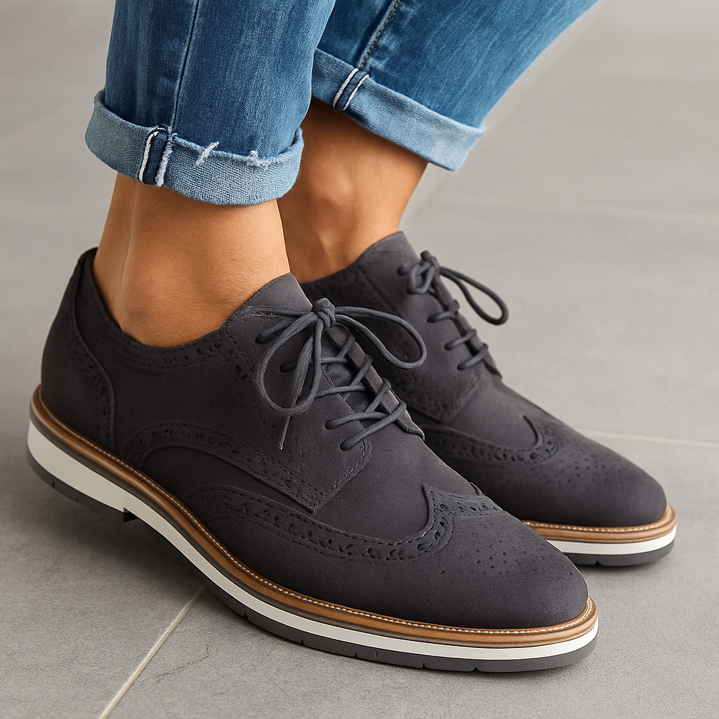 Elegant Lace-Up Shoes for Autumn