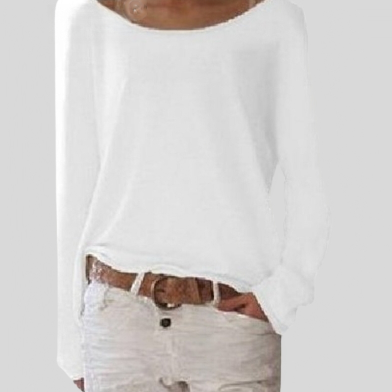 Elegant Lightweight Round-Neck Autumn Sweater