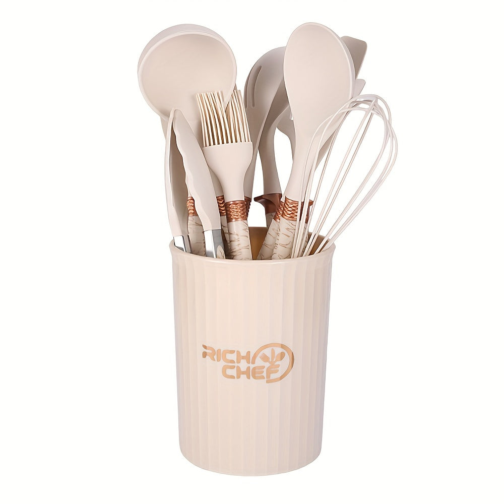 Elegant Silicone Kitchen Utensil Set