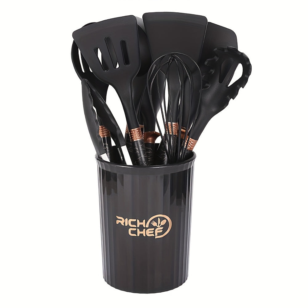 Elegant Silicone Kitchen Utensil Set