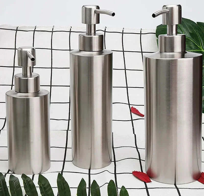 Elegant Stainless Steel Hand Pump Soap Dispenser