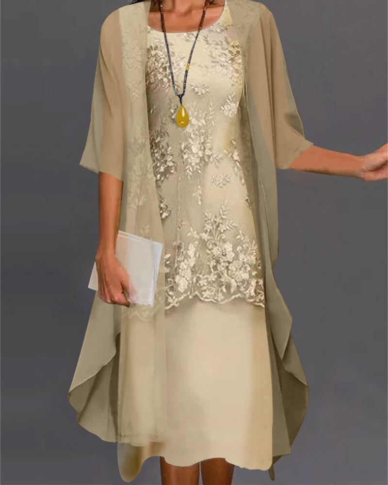 Elegant Two-Piece Dress