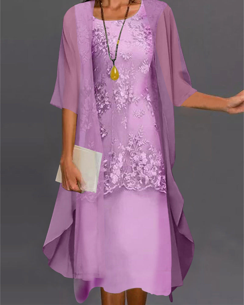 Elegant Two-Piece Dress