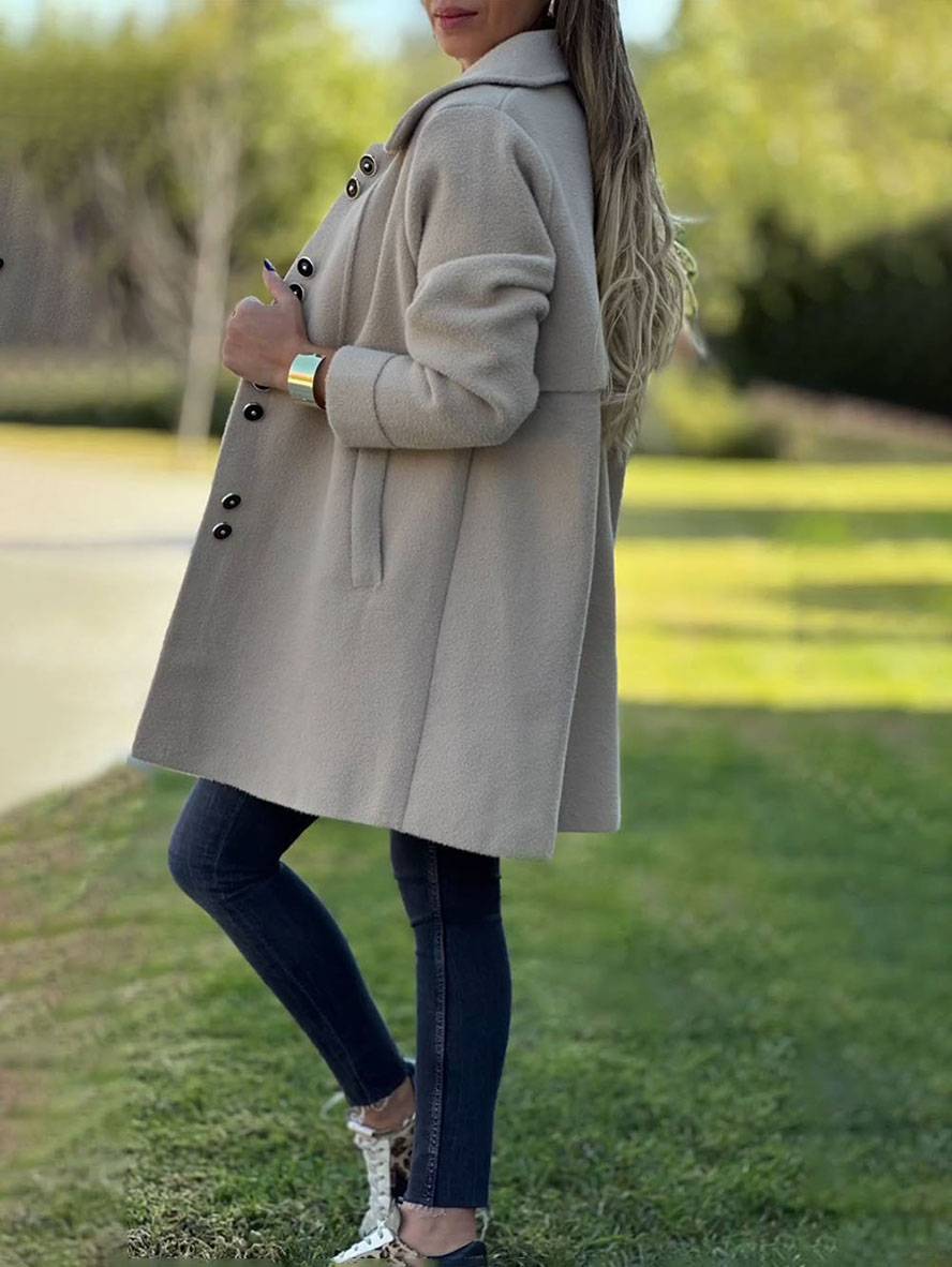 Elegant Women's Winter Coat - Warm and Classic