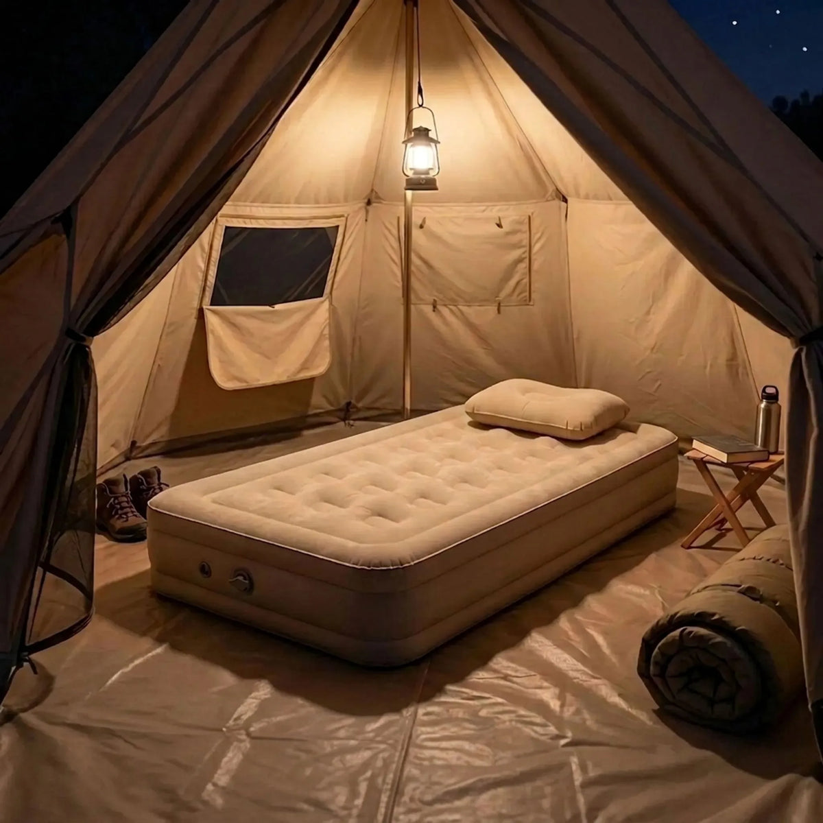 Elevated Outdoor Camping Air Mattress