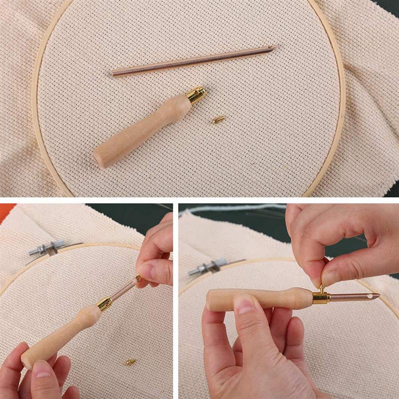 Embroidery Ergonomic Punch Needle Set - Comfortable & Versatile