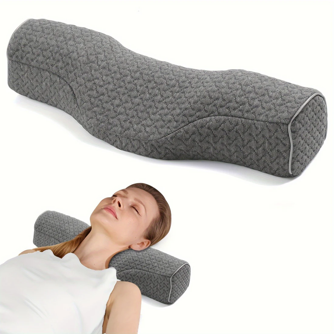 Ergonomic Memory Foam Neck Pillow for Sleeping