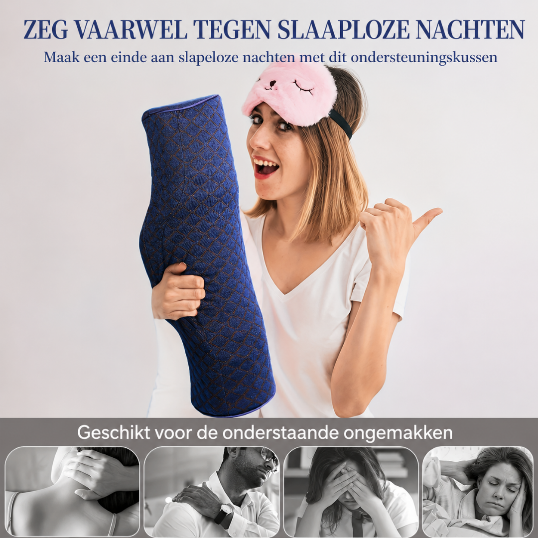 Ergonomic Memory Foam Neck Pillow for Sleeping