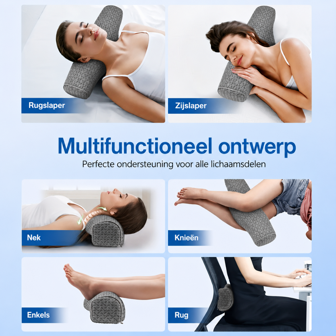 Ergonomic Memory Foam Neck Pillow for Sleeping