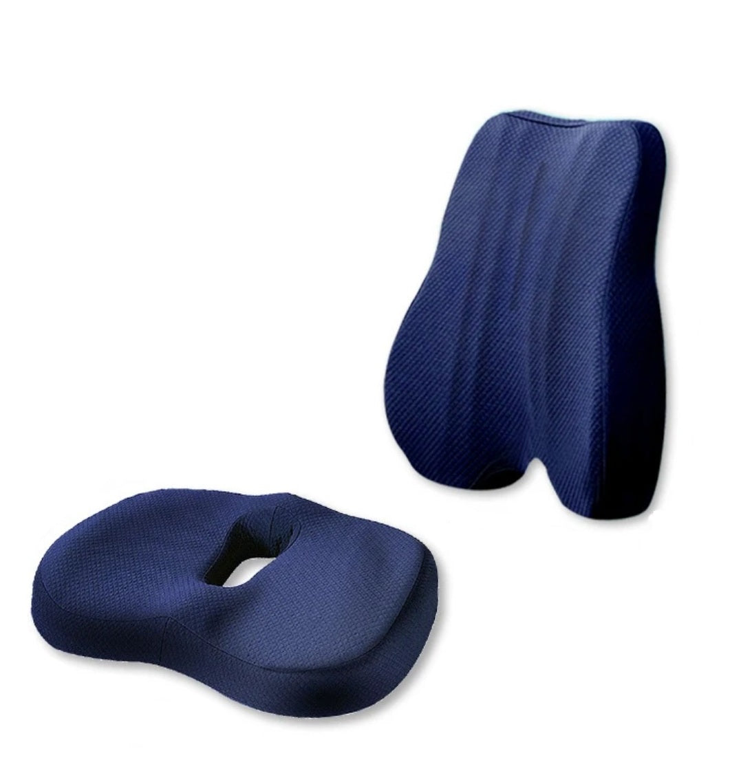 Ergonomic Memory Foam Seat and Back Cushion for Office Chairs