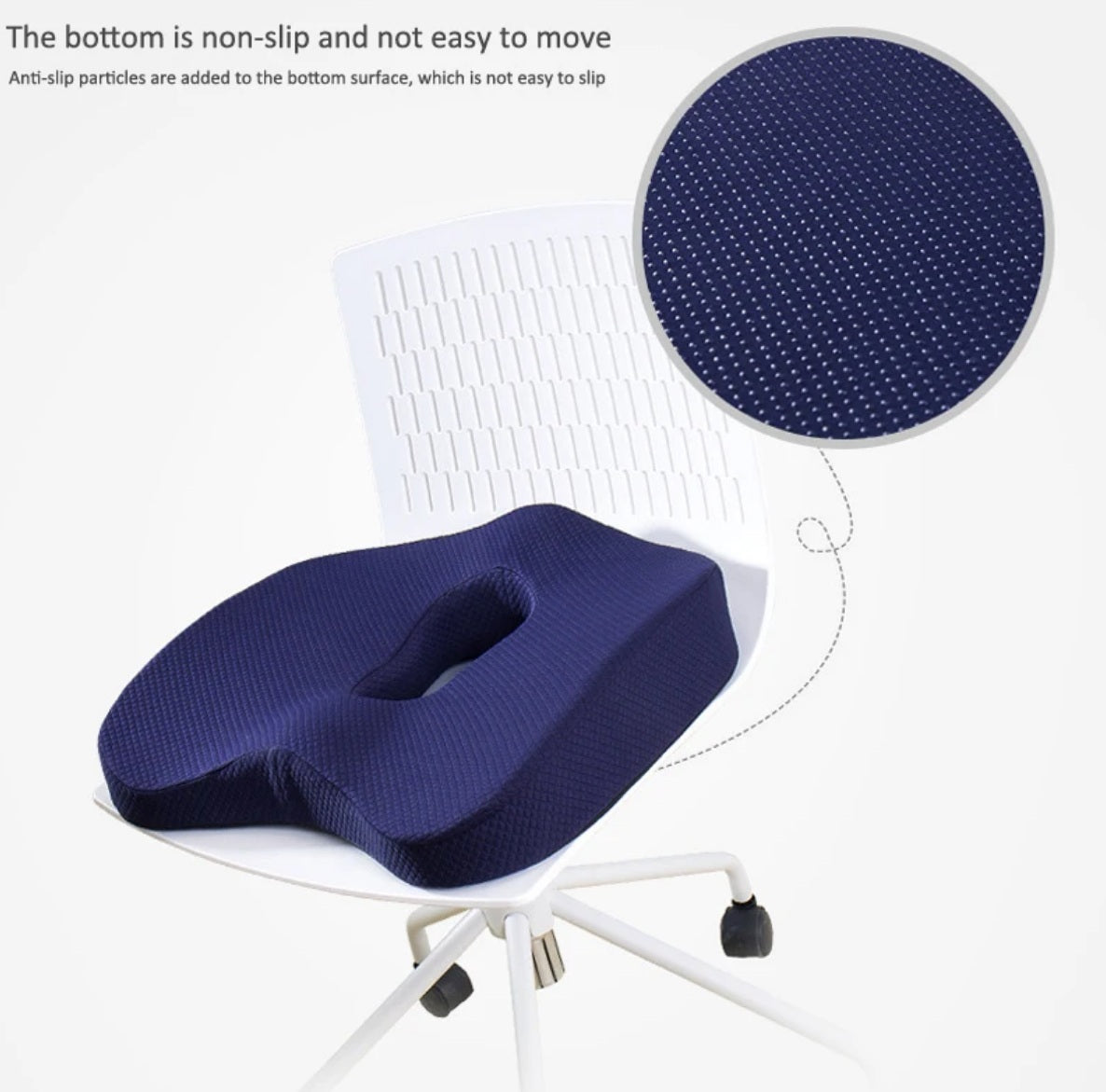 Ergonomic Memory Foam Seat and Back Cushion for Office Chairs