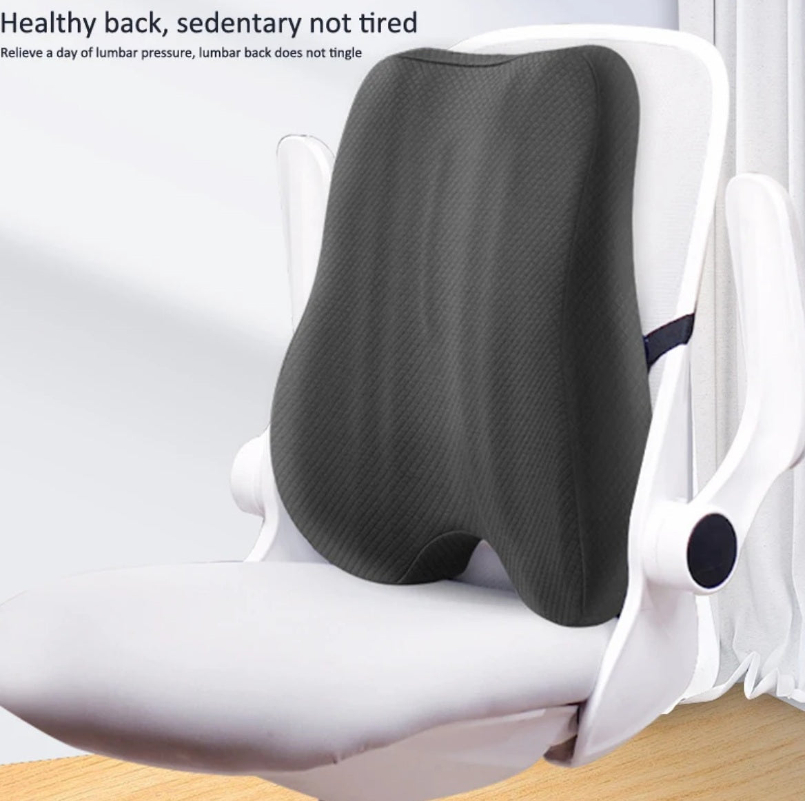 Ergonomic Memory Foam Seat and Back Cushion for Office Chairs
