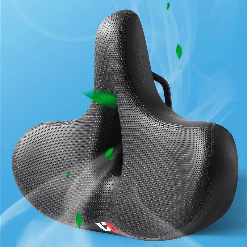 Extra Wide Bicycle Saddle for Saddle Pain Relief
