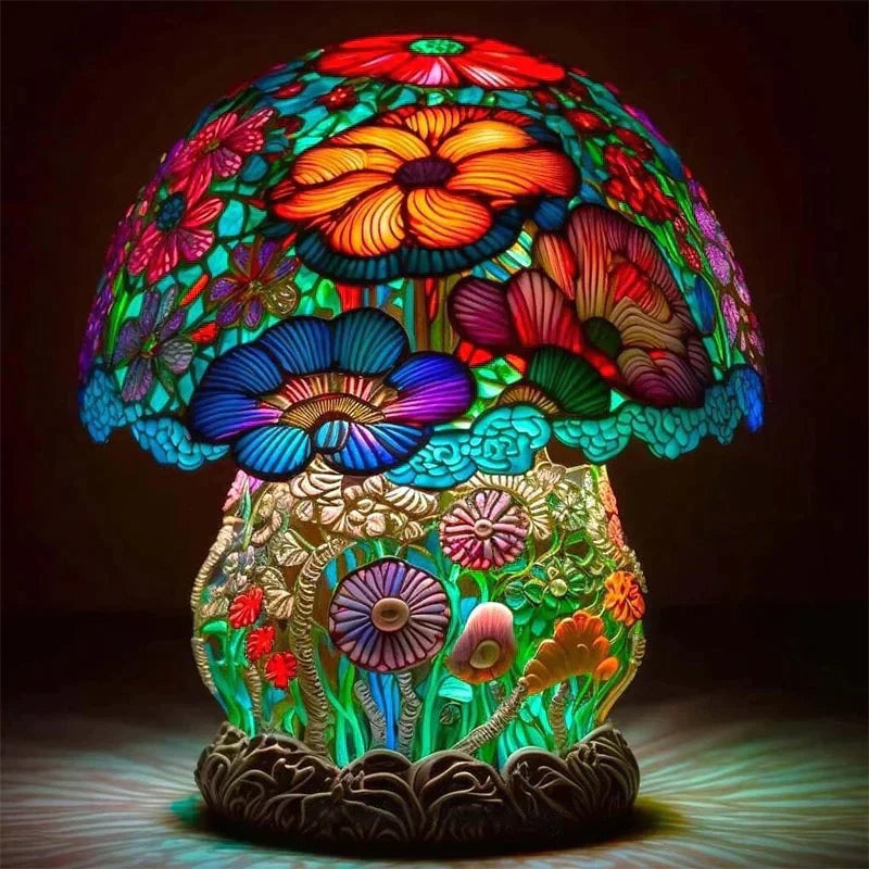 Fantasy Stained Glass Lamp