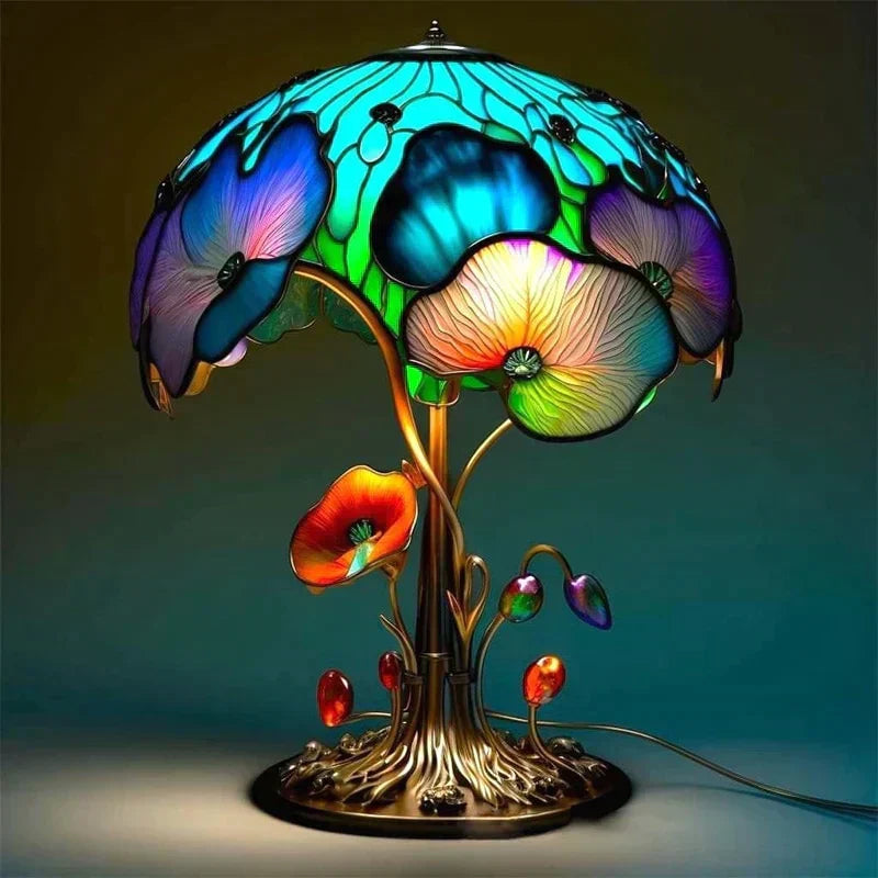 Fantasy Stained Glass Lamp