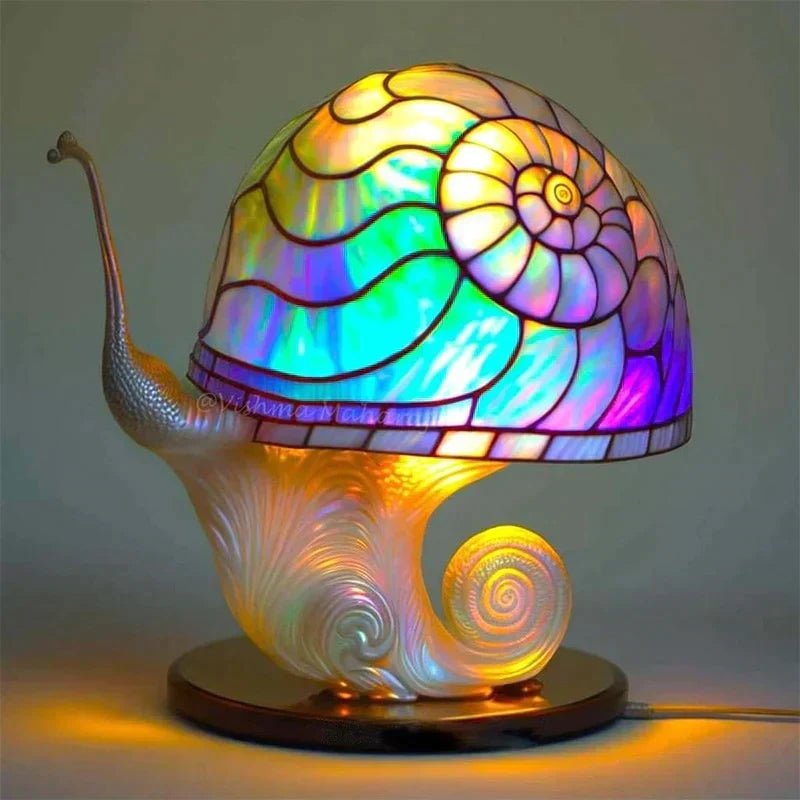 Fantasy Stained Glass Lamp