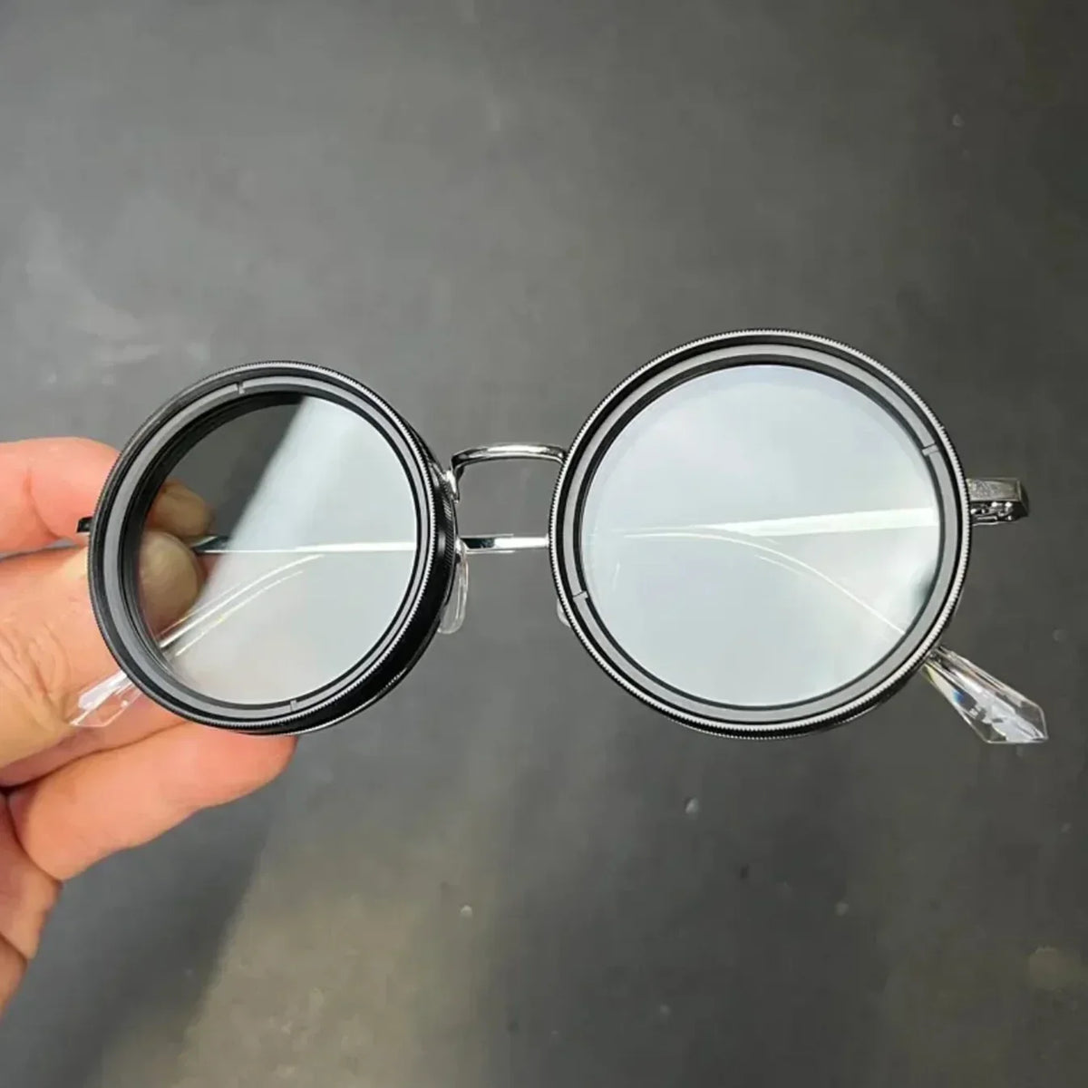 Fashion Sunglasses with Black Lenses - Stylish UV Protection