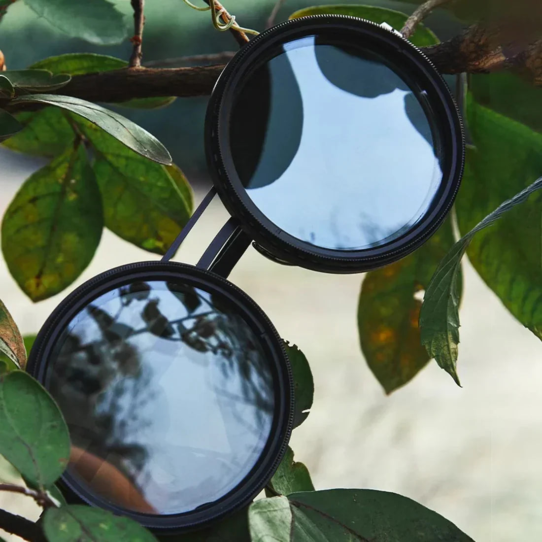Fashion Sunglasses with Black Lenses - Stylish UV Protection