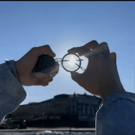 Fashion Sunglasses with Black Lenses - Stylish UV Protection
