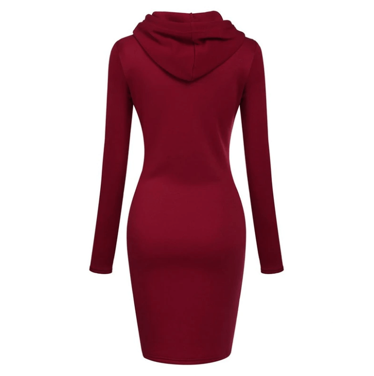 Fitted Hoodie Dress